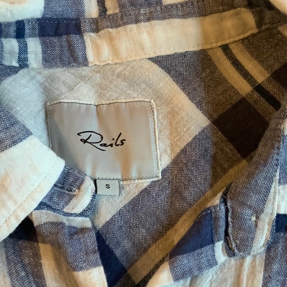 Rails woman’s part linen crop top size S - Picture 2 of 3